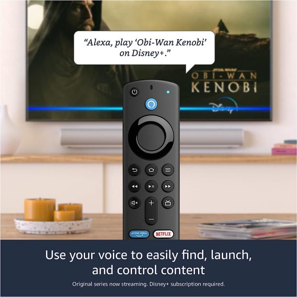 Fire TV Stick 4K Max streaming device, Wi-Fi 6, Alexa Voice Remote (includes TV controls)