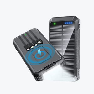 DJKK Solar Power Bank Wireless Charger